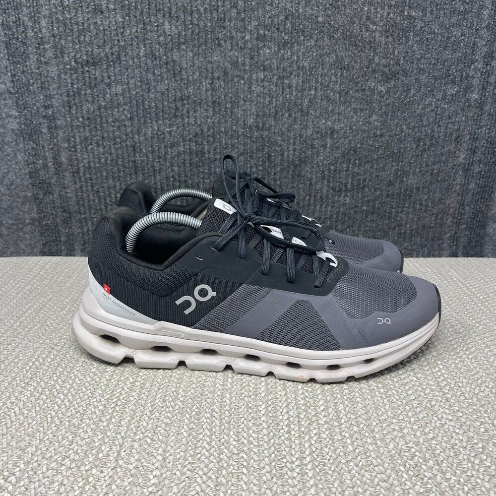 On Cloud Cloudrunner Black Grey Athletic Running … - image 1